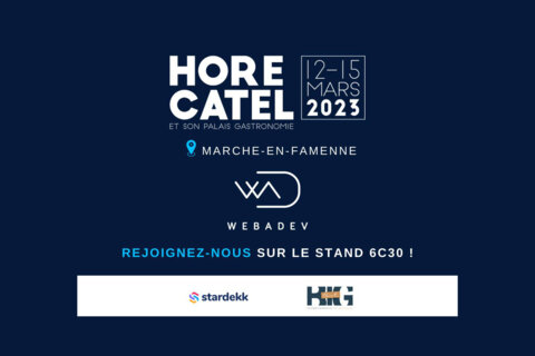 Nous serons présents au salon Horecatel du 12 au 15 mars ! Stand 6C30