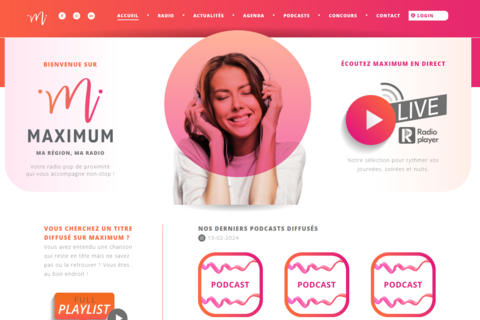 Refonte plateforme web : la radio Maximum se réinvente
